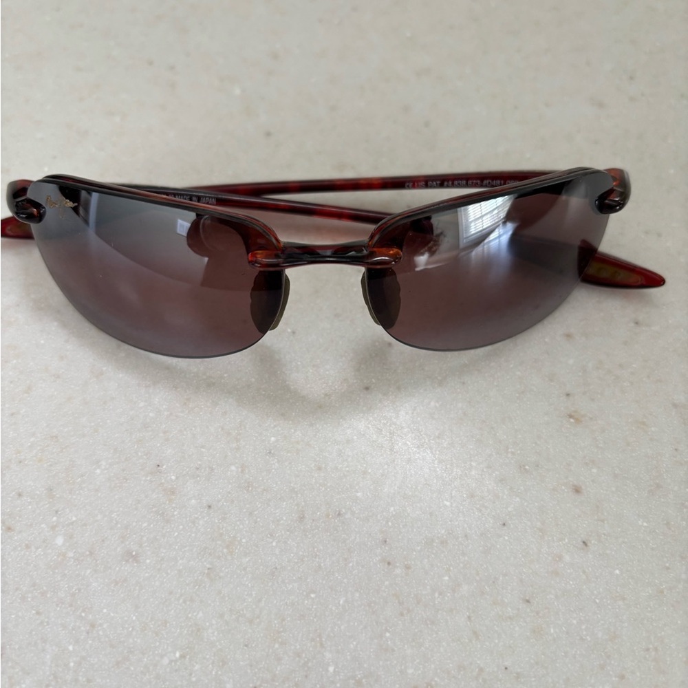 Maui Jim Women Brown Rimless Sunglasses - Brown Lenses